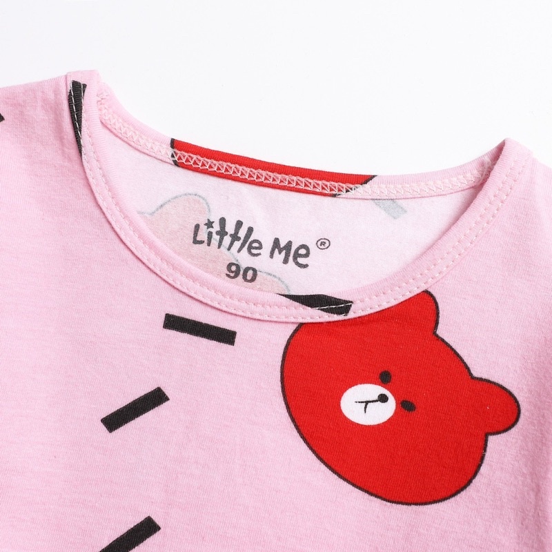 Bộ cotton in hình Litter Me mềm, mịn