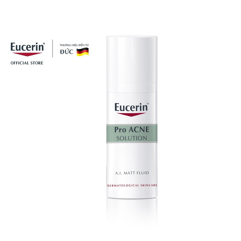 Eucerin kem dưỡng ẩm, kiểm soát nhờn, ngừa mụn Matt Fluid 50ml - 69691