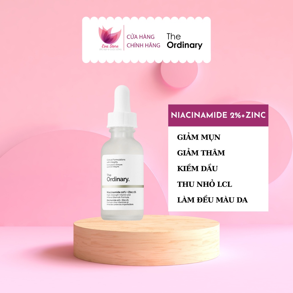 [ Bill Canada/US ] Serum Niacinamide 10% + Zinc 1% giảm thâm mụn của The Ordinary