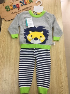 Bộ len sư tử cho bé trai, size 73-100