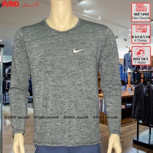 Áo thun nam dài tay cổ tròn thun mè dáng ôm giữ nhiệt mùa thu đông KVIND_Store08