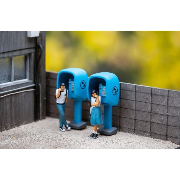 Mô Hình Điện Thoại Bàn Kiểu Cổ Xưa KS46 Tỉ Lệ 1/64