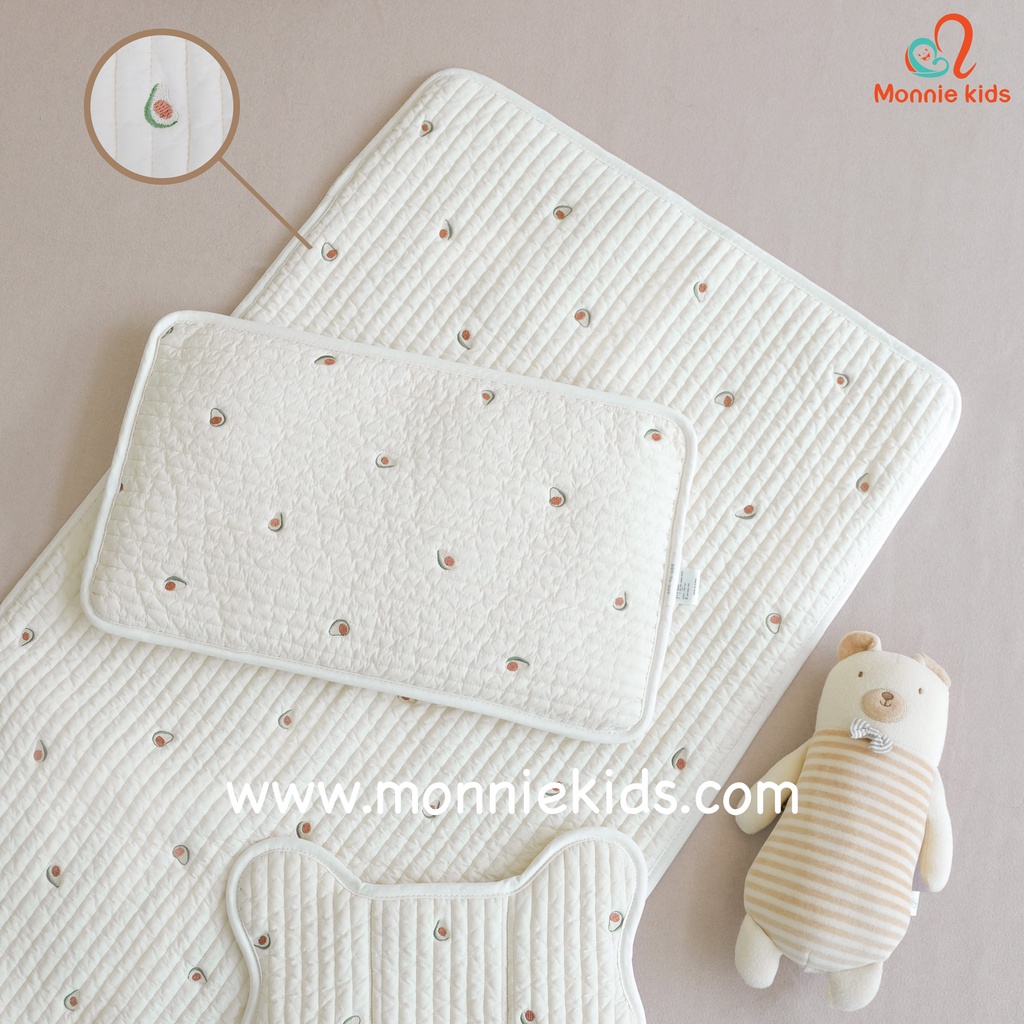 Thảm thêu DOT TO DOT AIR 60x110cm, thảm thoáng mát mềm mại cao cấp cho bé - Monnie Kids