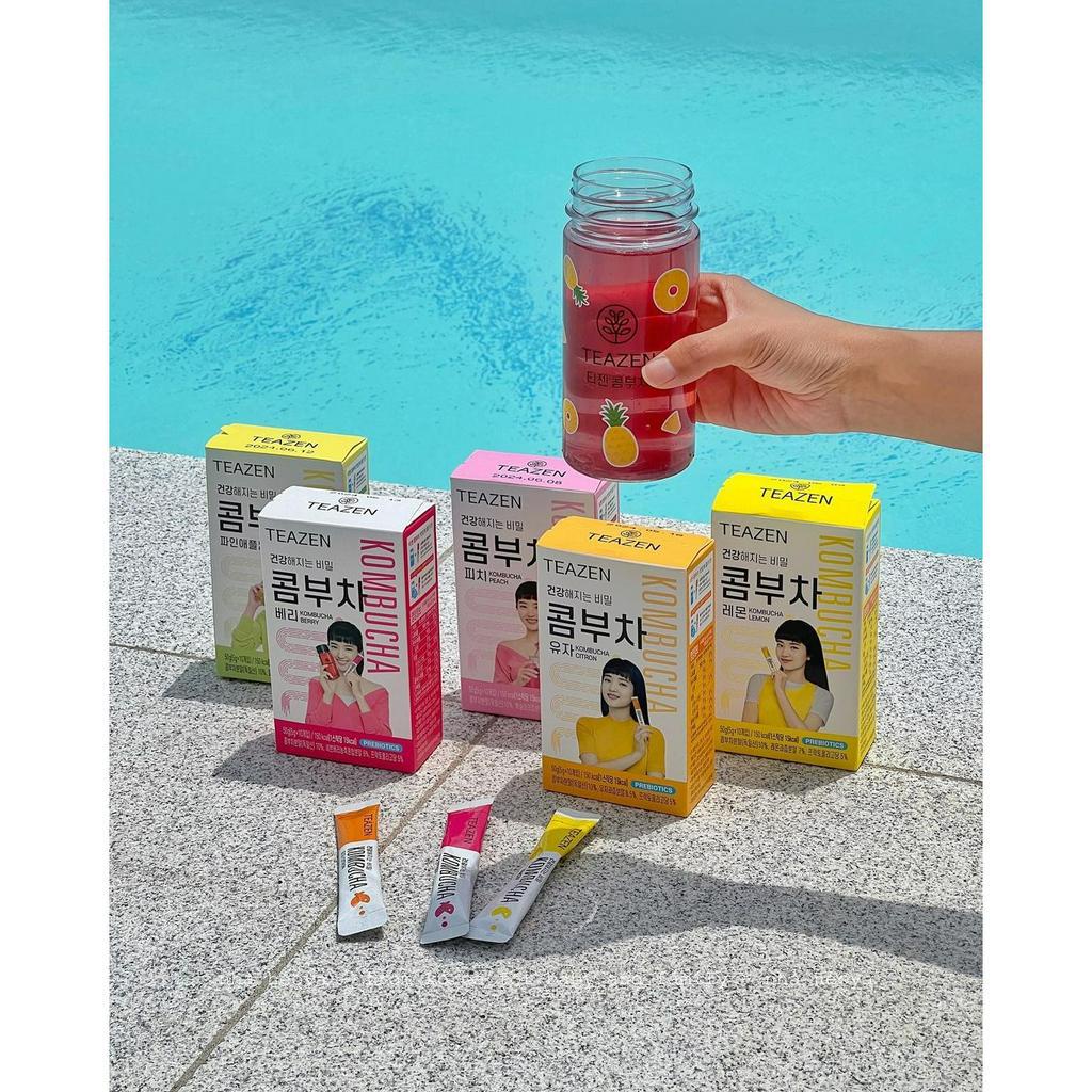 Trà thanh nhiệt lên men tự nhiên TEAZEN KOMBUCHA Hàn Quốc