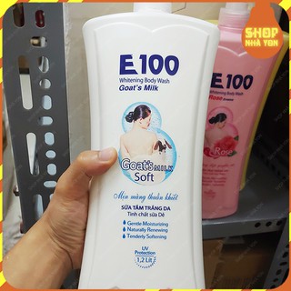 Sữa tắm sữa dê E100 1200ml