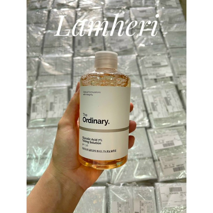 [Bill HÀN] Toner tẩy da chết 240ml Glycolic Acid 7% Toning Solution The Ordinary