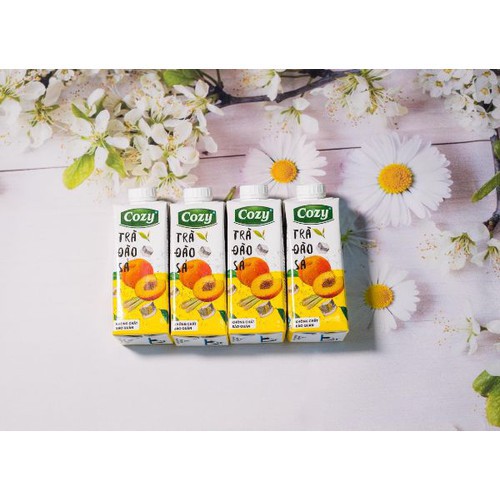 [Mã GROSALE2703 giảm 8% đơn 250K] [MỚI] Trà Tắc Mật Ong, Trà Vải, Trà Đào Đóng Hộp Cozy (Thùng 24 hộp x 225ml) | BigBuy360 - bigbuy360.vn