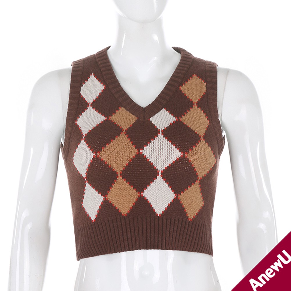 Áo Len Nữ Không Tay Cổ Chữ V Thời Trang Quyến Rũ | BigBuy360 - bigbuy360.vn