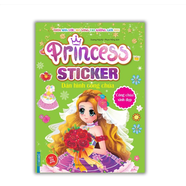 Sách Princess Sticker - Dán Hình Công Chúa - Công Chúa Xinh Đẹp