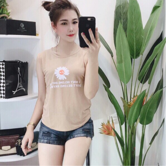 Áo phông 3 lỗ nữ siêu mát lạnh
