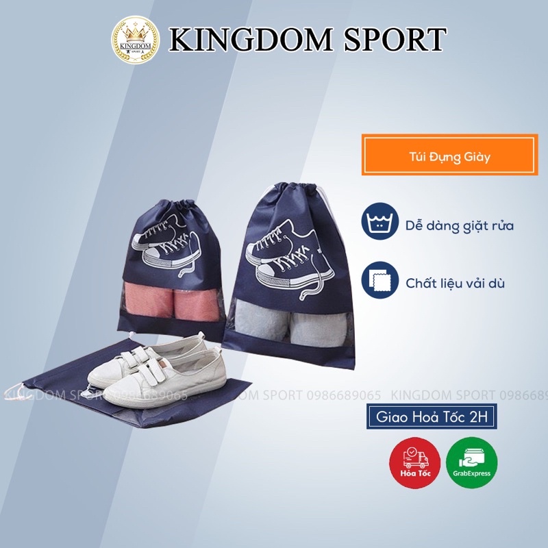 Túi Đựng Giày Đa Năng KINGDOM SPORT Chống Bụi Bẩn Size 35x26cm