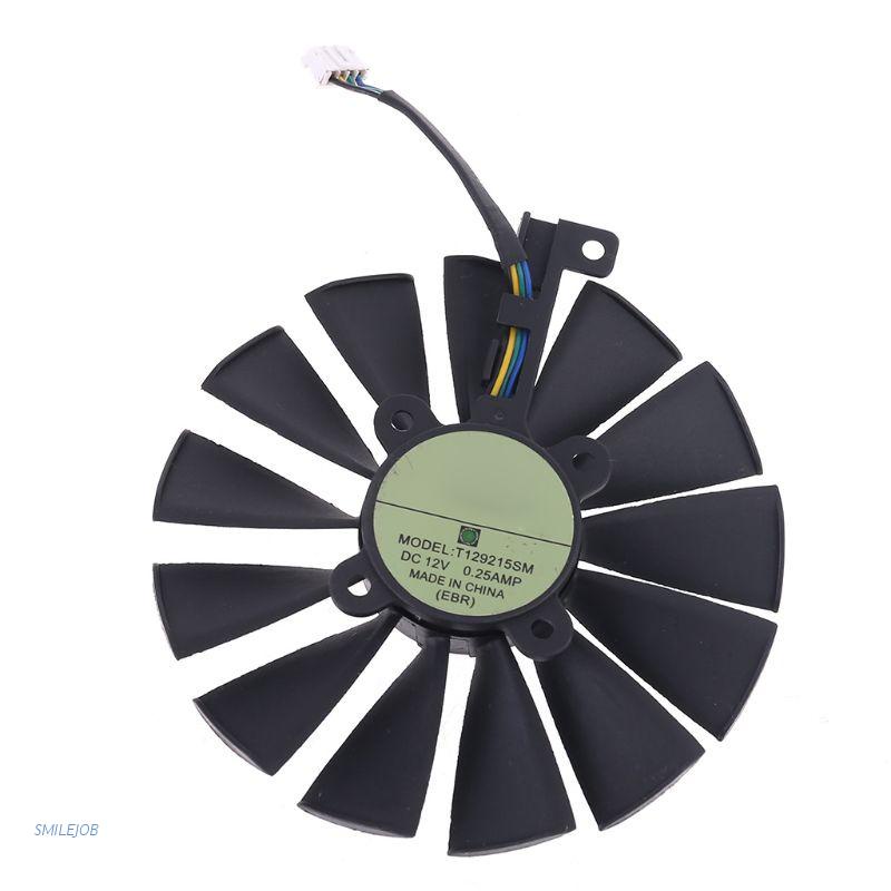 Quạt tản nhiệt làm mát chơi game OB- T129215SM 12V 0.25AMP 0.30A 95mm VGA cho ASUS STRIX RX470 O4G GTX 1050Ti 1070Ti 470Ti