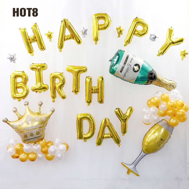 COMBO set bóng trang trí sinh nhật [Siêu đẹp mà dễ làm]