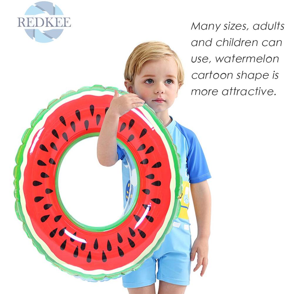 Phao Bơi Tròn Hình Dưa Hấu Cho Người Lớn Và Trẻ Em