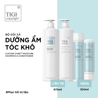 Cặp Dầu gội Tigi Dưỡng Ẩm Tóc Khô. Phiên bản cao cấp