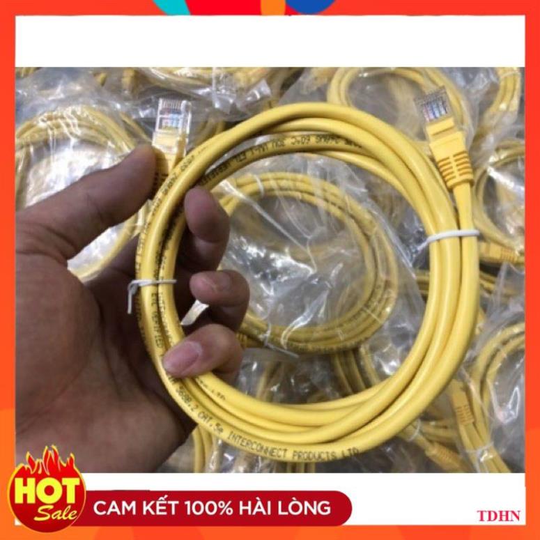 [Hãng] Dây mạng CAT5E bấm sẵn 8 lõi dài 1.5m vàng[GIÁ HỦY DIỆT