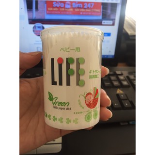 Bông tâm trẻ em Life baby kháng khuẩn 200 chiếc