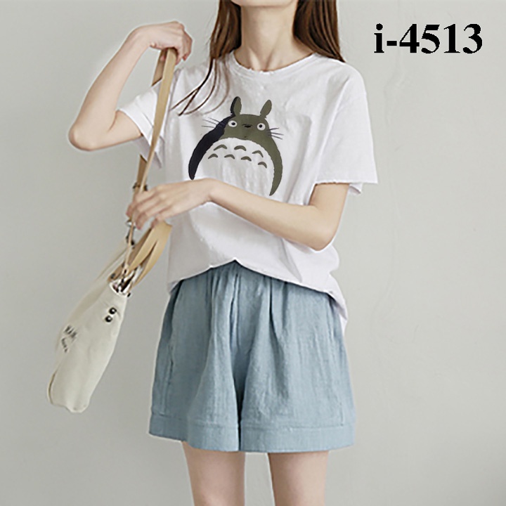 Áo Thun UNISEX Họa Hình TOTORO Xinh Xắn