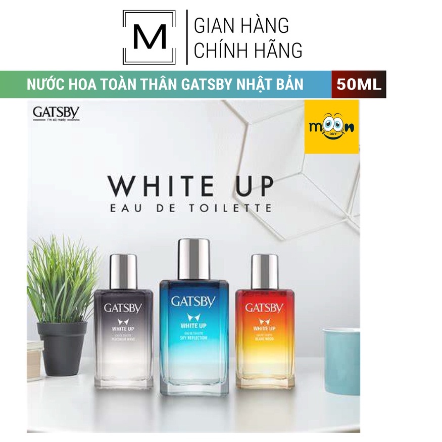 Nước hoa White up Gatsby Nhật Bản - Hương thơm quyến rũ 50ml