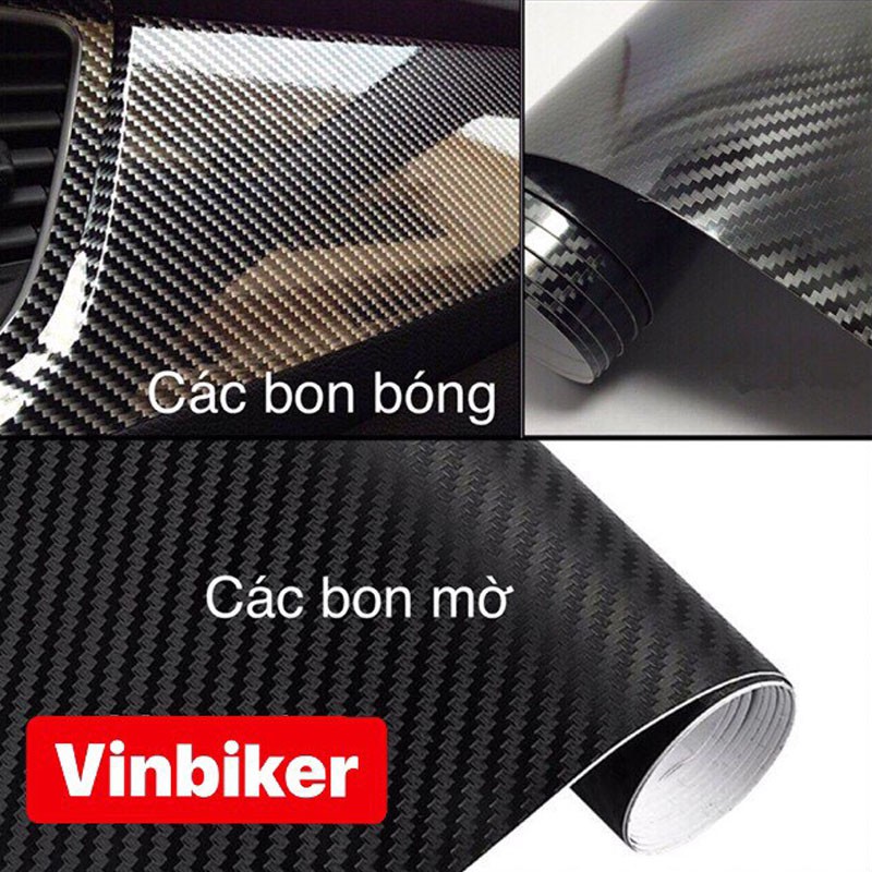 Decal carbon mờ, cacbon bóng dán trang trí oto, xe máy!