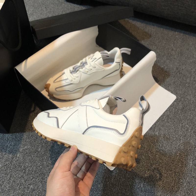 Giày Thể Thao Trắng Đế Cao Su Thời Trang Mùa Xuân 2022