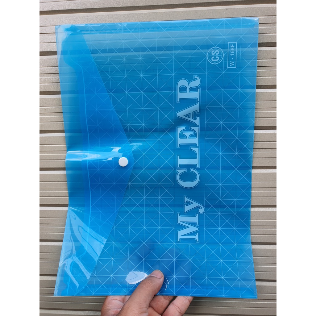 Bìa Nút A4/F4 My Clear  - Bìa 1 Nút Nhựa A4/F4 My Clear