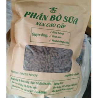 Phân bò sữa nén viên cao cấp gói 1 kg chuyên bón cho hoa, cây cảnh
