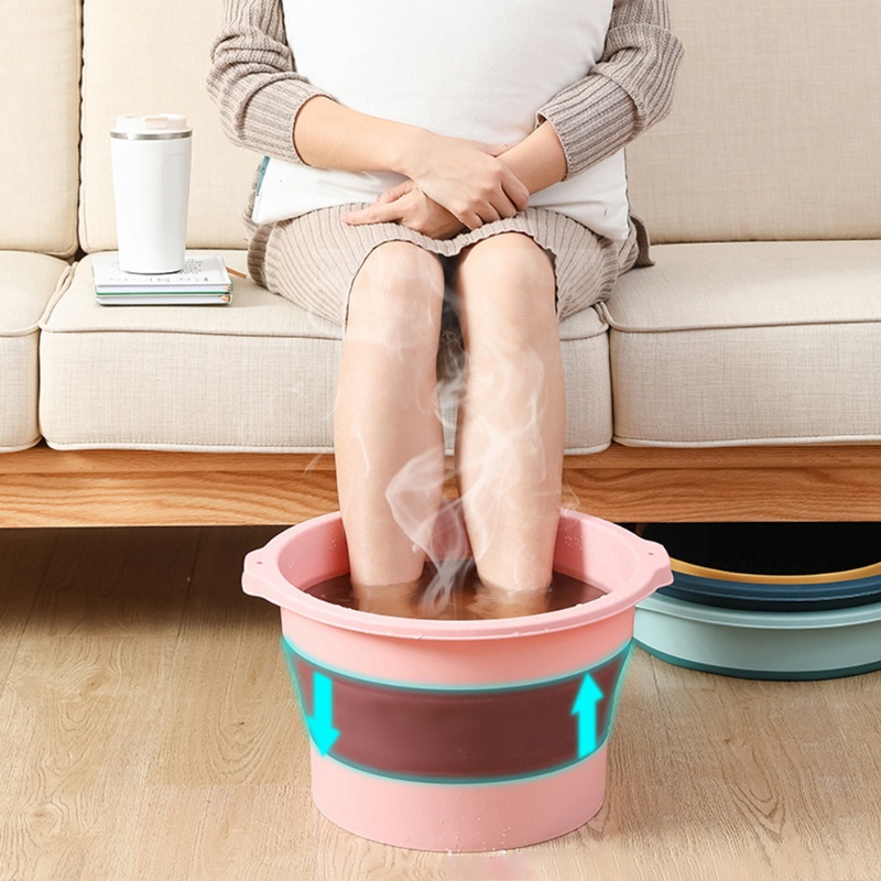 Xô Ngâm Mát Xa Chân Giảm Căng Thẳng Có Thể Gập Lại