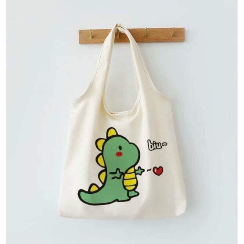 Túi tote túi vải canvas phong cách Hàn quốc In Hình