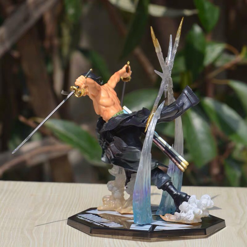 [ẢNH THẬT]Mô hình Roronoa Zoro Battle ver (2 Đầu) 17cm- Figure Tượng One Piece
