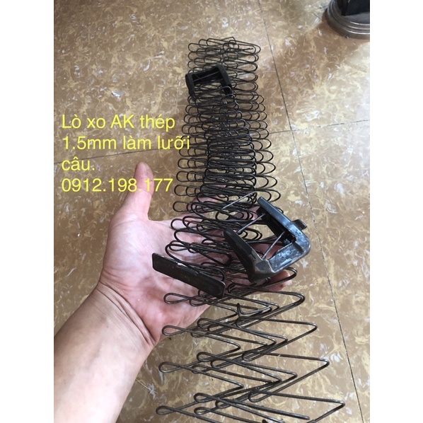 Lò xo AK thép 1.5mm Làm lưỡi câu