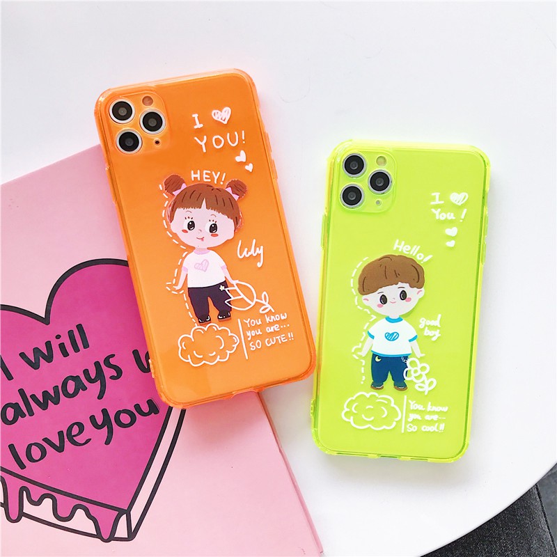 Ốp lưng iphone Love you neon dẻo mềm 5/5s/6/6plus/6s/6splus/7/7plus/8/8plus/x/xr/xs/11/12/pro/max/plus/promax | BigBuy360 - bigbuy360.vn
