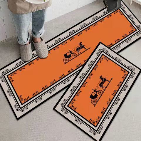 Thảm Lót Sàn Thấm Nước Chống Trượt Chống Dầu Phong Cách Bắc Âu