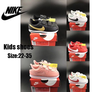 * Cổ phiếu sẵn sàng * Giày thể thao trẻ em da Nike Cortez Giày trẻ em Giày trẻ em Giày thể thao trẻ em lớn hơn