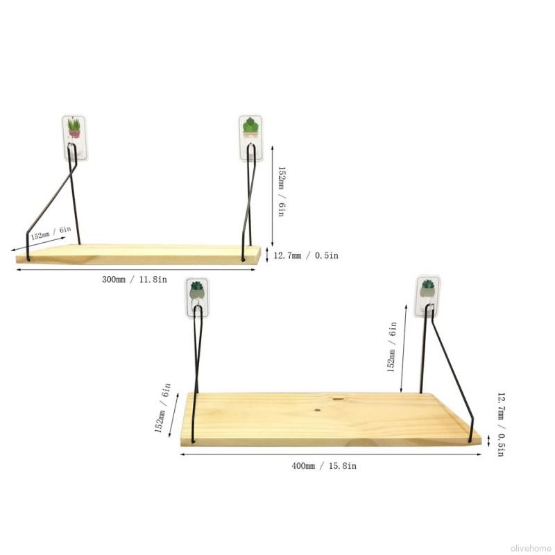 Kệ sách treo tường bằng gỗ trang trí nội thất sáng tạo