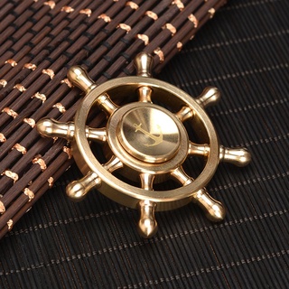 Spinner Bánh lái thuyền Caribe Quay vô cực (Vàng) - Hàng cao cấp