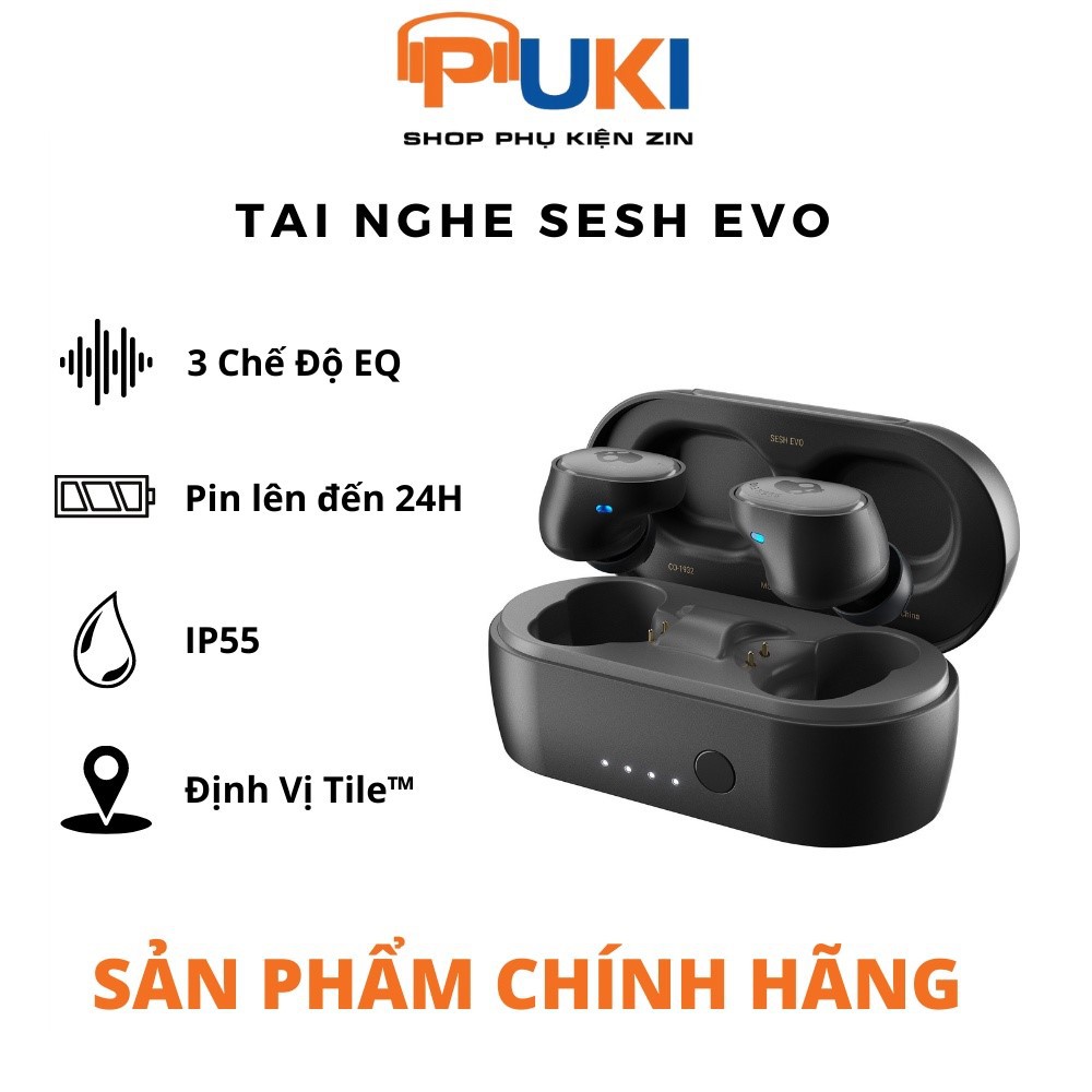 Tai nghe bluetooth Skullcandy Sesh Evo True Wireless - Hàng Chính Hãng