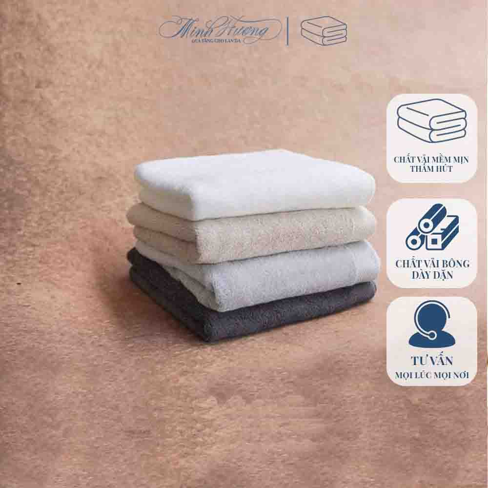Sét 4 khăn tắm xuất dư, kt 40*80. Sợi cotton mềm mịn, thấm nước