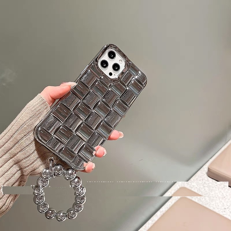 Ốp Điện Thoại tpu Có Dây Đeo Chuỗi Hạt Cho Iphone 12 pro max 11 pro max xs max xr x 13promax