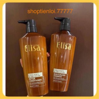 🌻RẺ VÔ ĐỊCH 🌻 CẶP Cặp Dầu Gội Xả Dưỡng Sinh ELISA 500ML