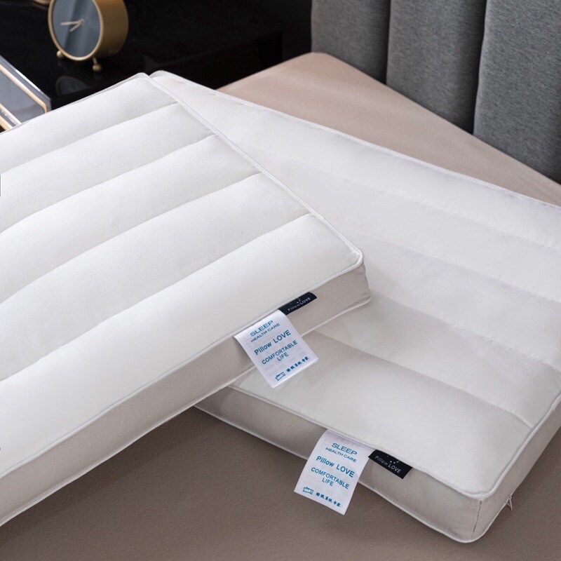 Ruột Gối Thấp 5cm Massage Cổ Chống Đau Vai Gáy Hàng Nhập Khẩu Size 50x70