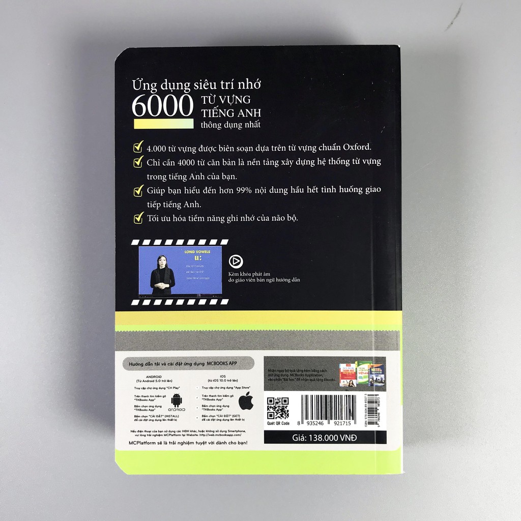 Sách - Ứng Dụng Siêu Trí Nhớ 6000 Từ Vựng Tiếng Anh Thông Dụng Nhất - Tái bản 2020 | BigBuy360 - bigbuy360.vn