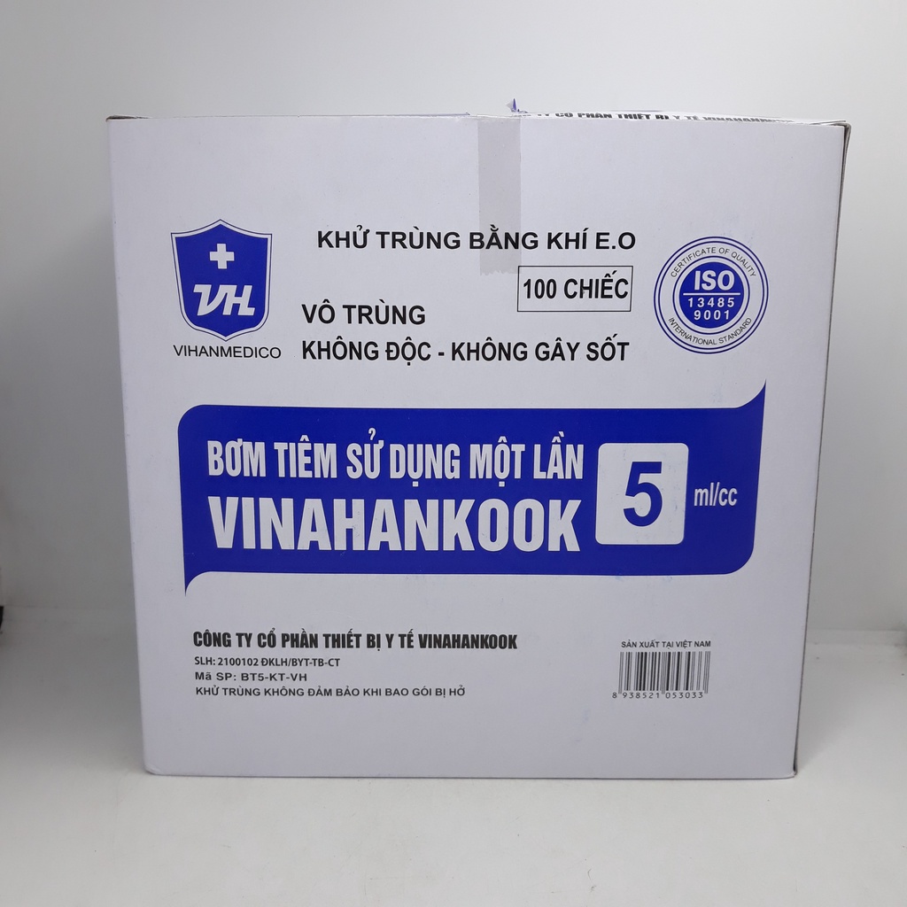 Xilanh Vinahankook |Đầu Kim Vinahankook 3ml / 5ml / 10ml / 20ml / 50ml