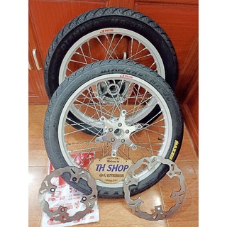 CẶP BÁNH CĂM WINNER KÈM 2 ĐĨA FULL VỎ RUỘT MAXXIS NIỀNG RCB ĐÙM CROM