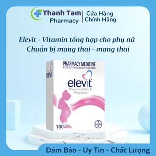 Elevit Bầu vitamin tổng hợp cho bà bầu hộp 100 viên.
