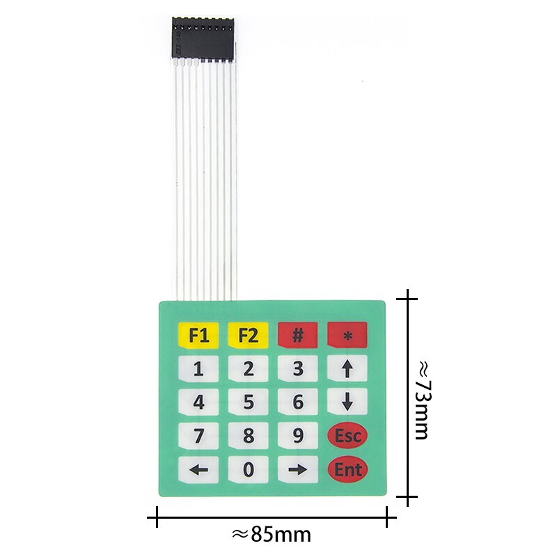 Bàn Phím Ma Trận Kích Thước 1x4 4x4 4x5 Kích Thước 16inch Cho Arduino 1x4 4x4 4x5