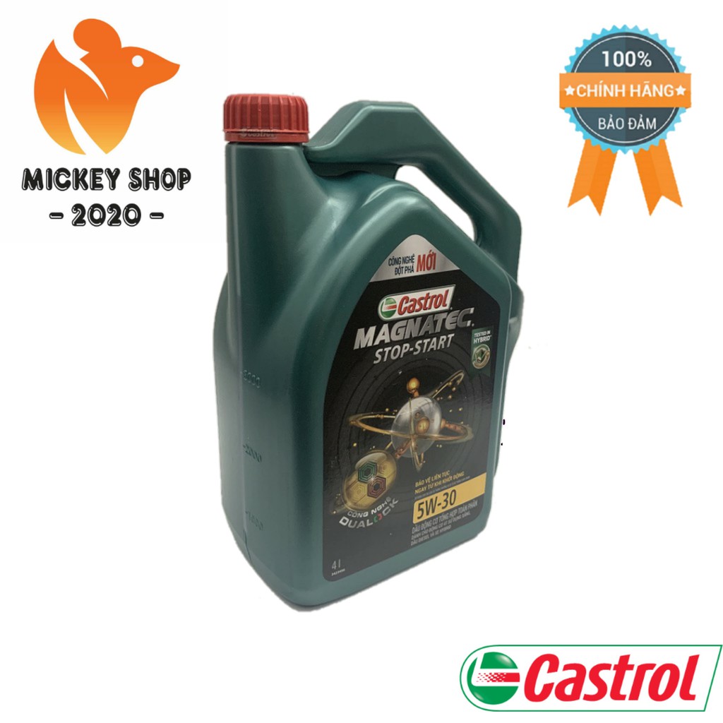 [ CHÍNH HÃNG ] Dầu Động Cơ Castrol MAGNATEC STOP-START 5W30 4 LÍT - TỔNG HỢP TOÀN PHẦN