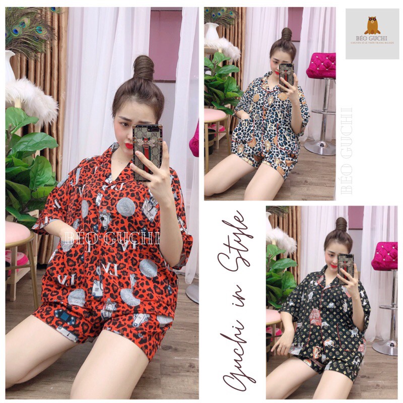 [RẺ VÔ ĐỊCH] Pijama Đùi Bigsize cánh dơi 🌸 50-110kg 🌿 Lụa Hàn mềm mát ở nhà vẫn xinh thoải mái - Đồ bộ nữ đồ ngủ mặc nhà | BigBuy360 - bigbuy360.vn