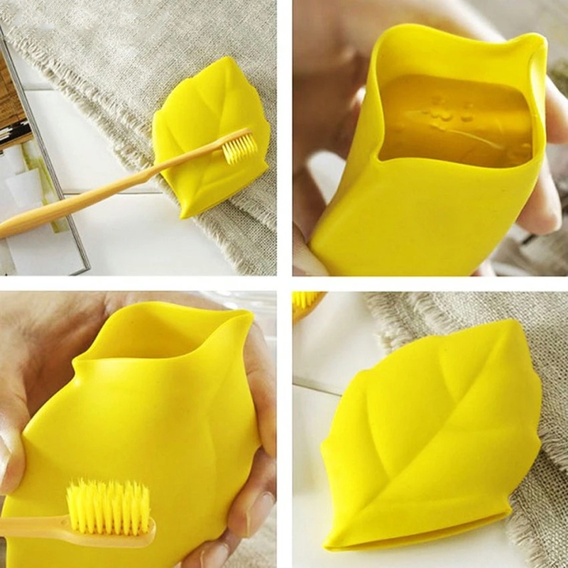 Cốc uống nước bằng silicon đa năng màu sắc ngẫu nhiên