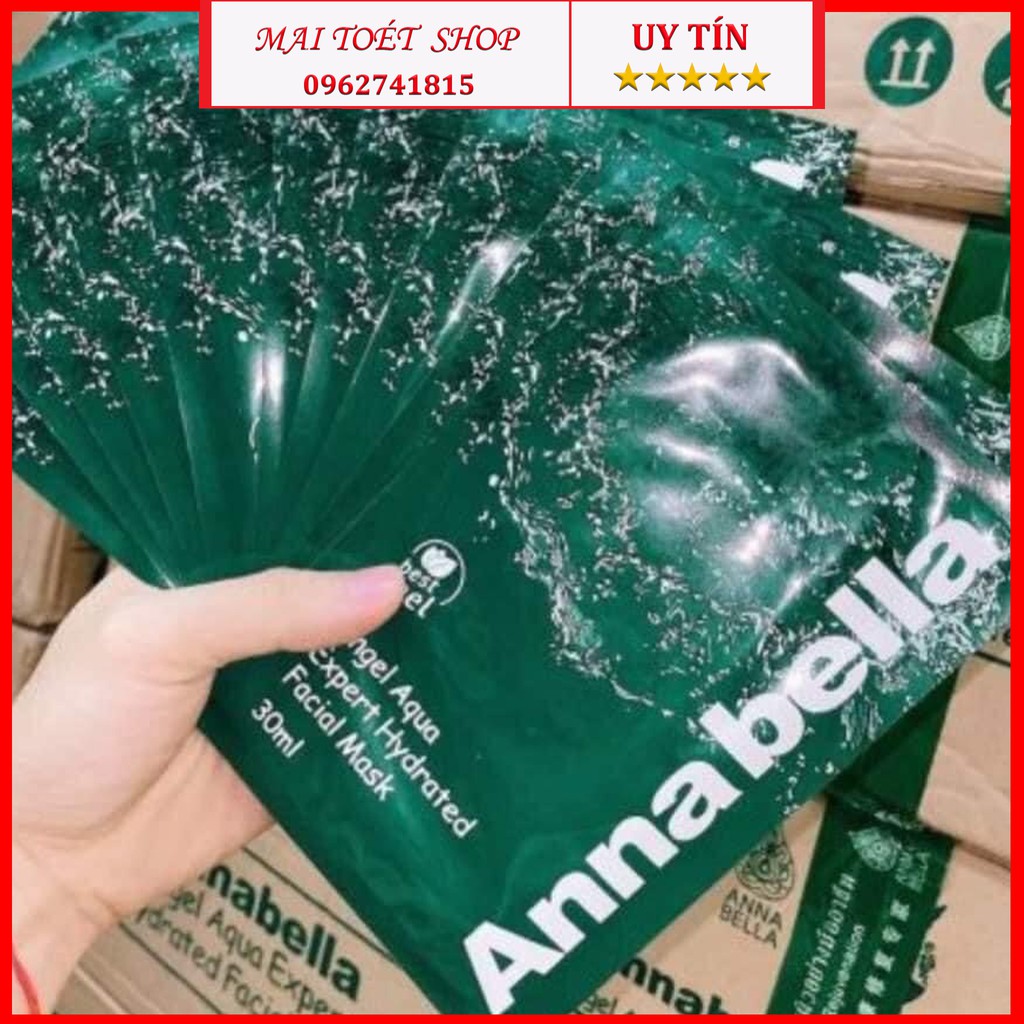 Mặt nạ tảo biển Annabella ❤️FREESHIP❤️1 hộp 10 miếng Chống lão hóa, làm tan quầng thâm, tàn nhang